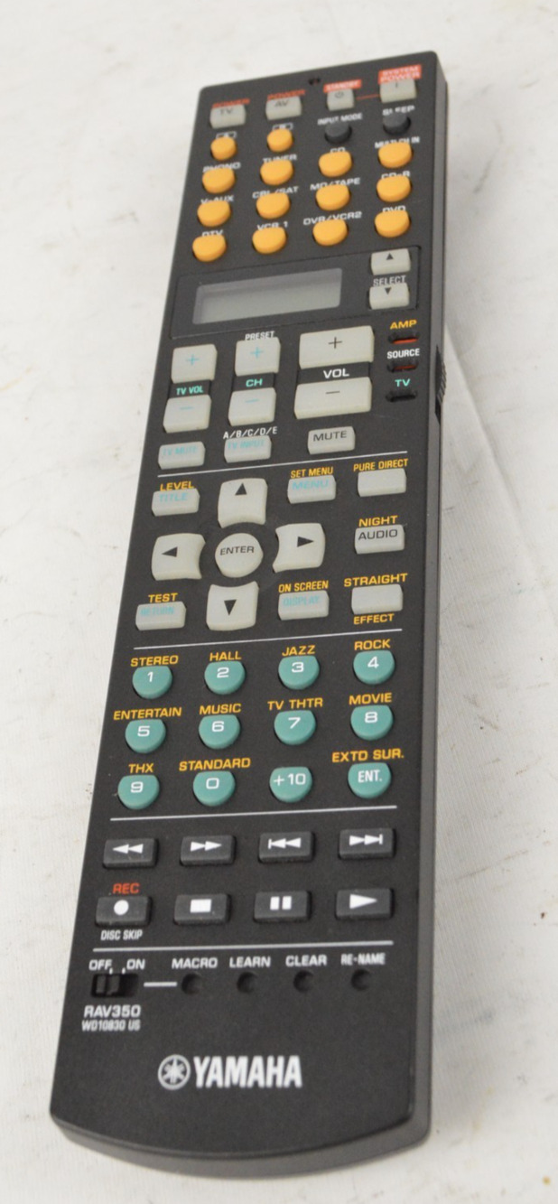 Yamaha RAV350 WD10830 AV Receiver Remote Control OEM